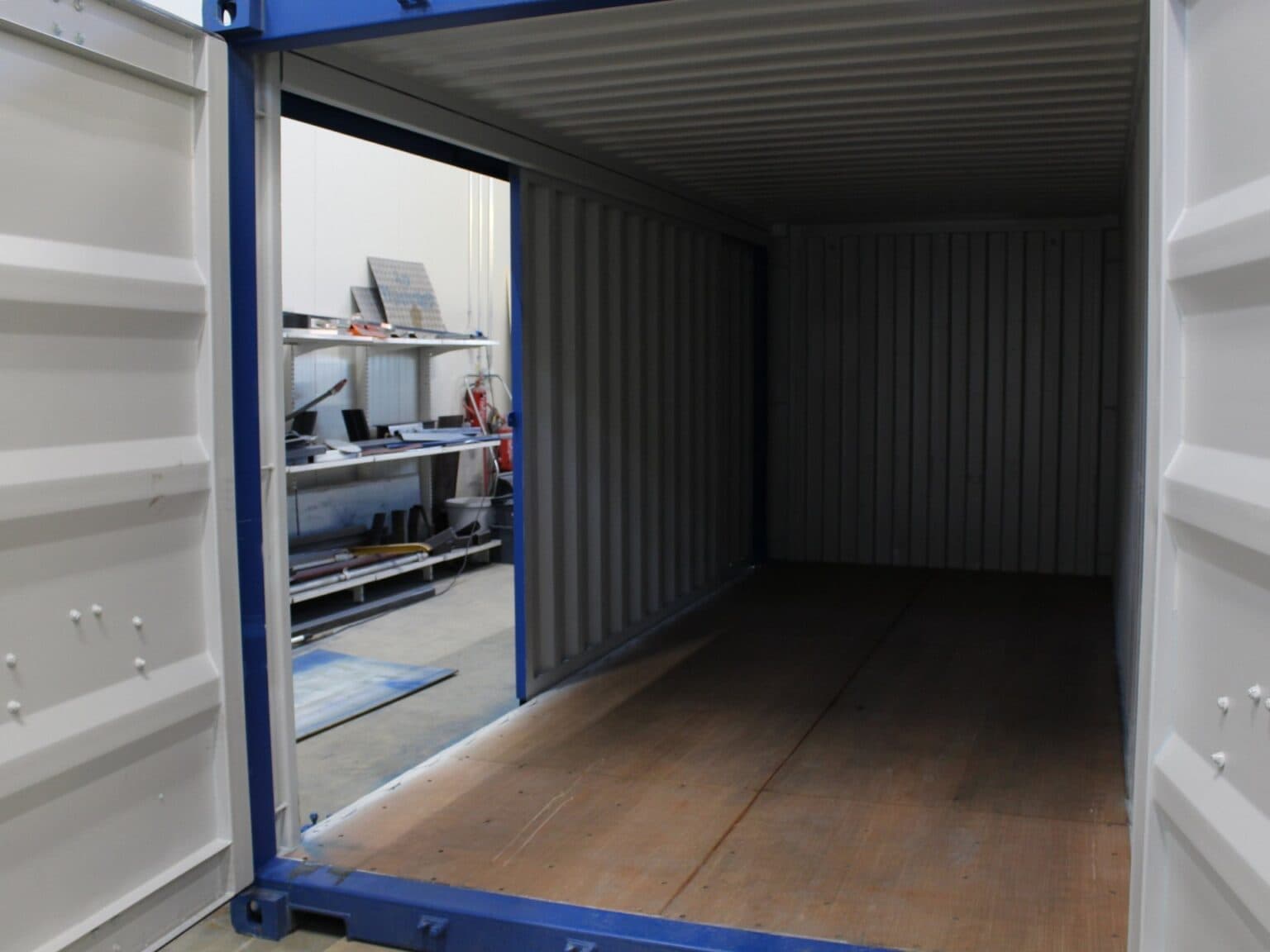 20ft Hi Cube Container (9' 6" high) suitable for IBC storage Sliding Door