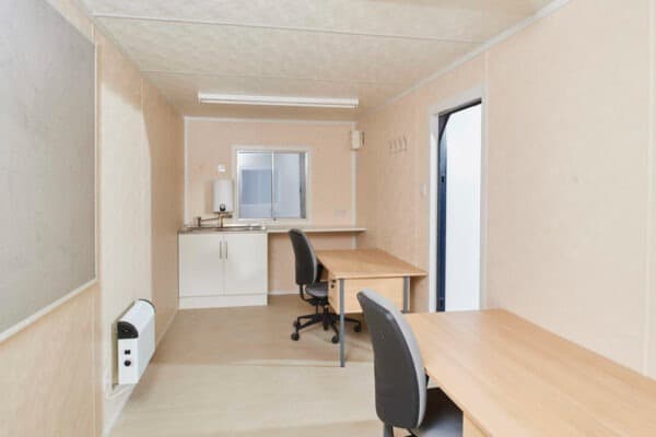 20Ft x 8Ft Steel Office/Canteen Cabin.